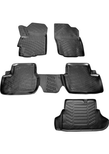 Mitsubishi Lancer 3D Havuzlu Paspas+Bagaj Havuzu 2008-2015 Arası Friemats Marka