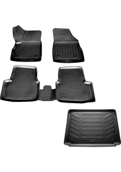 Opel Astra K Hb 3D Havuzlu Paspas + Bagaj Havuzu 2015-2020 Arası Caraks Marka