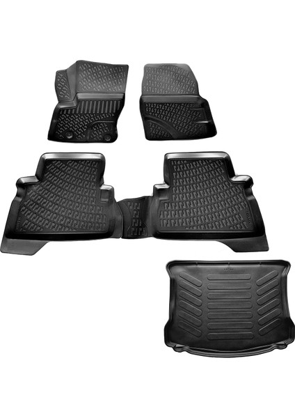 Ford Kuga 3D Havuzlu Paspas + 3D Bagaj Havuzu 2008-2012 Arası Friemats Marka