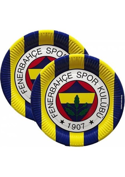 Fenerbahçe Temalı Karton Tabak 8 Adet