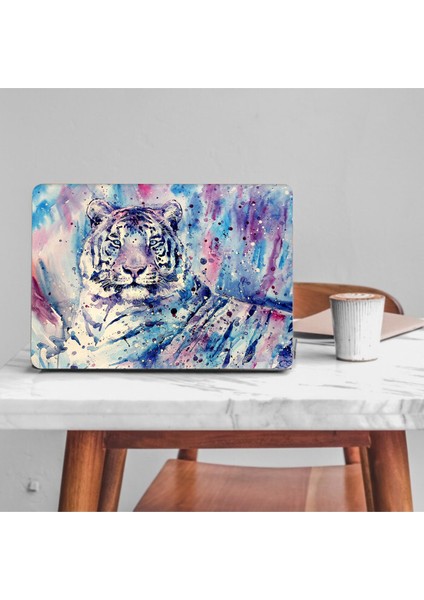 Aslan Sulu Boya Notebook - Laptop Sticker Kaplama