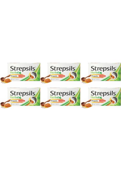 Herbal Propolis 16 Pastil 6'lı Paket