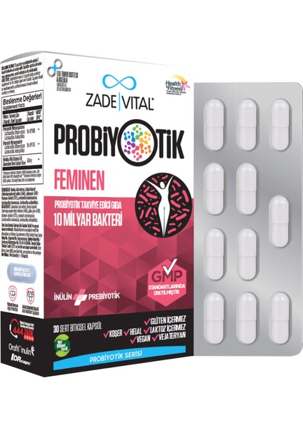 Probiyotik Feminen 30 Kapsül