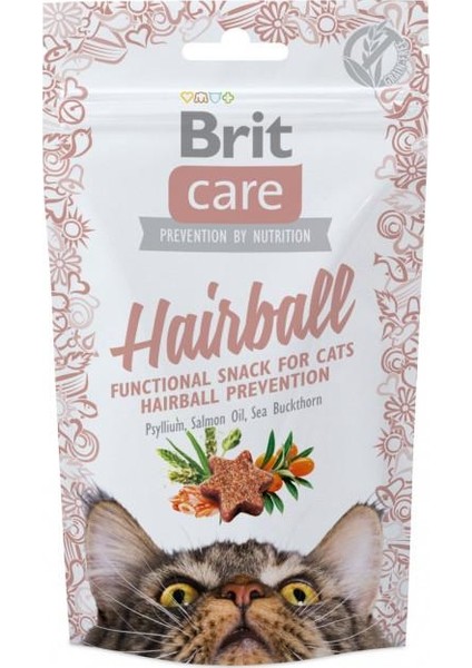 Care Hairball Somonlu Tüy Yumağı Önleme Için Kedi Ödülü 50 gr