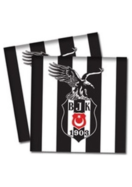 Beşiktaş Temalı Kağıt Peçete 16 Adet