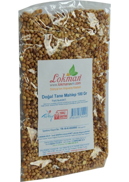 Doğal Tane Mahlep 100 gr Paket