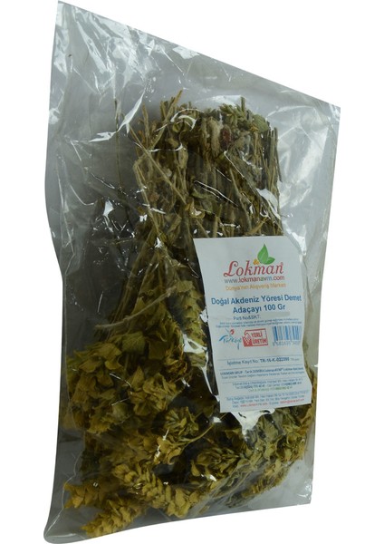 Doğal Akdeniz Yöresi Demet Adaçayı Dağ Çayı 100 gr Paket fırsatları
