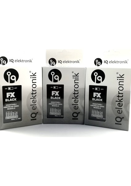 Iq Ayarsız Anahtarlı Amerikan Park Modulü Fx Black