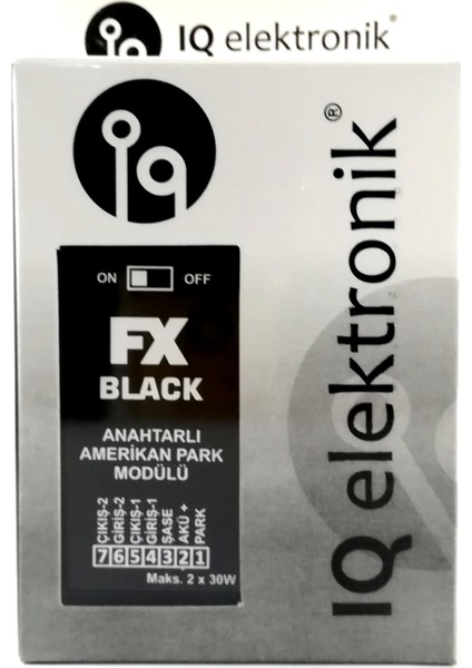 Iq Ayarsız Anahtarlı Amerikan Park Modulü Fx Black