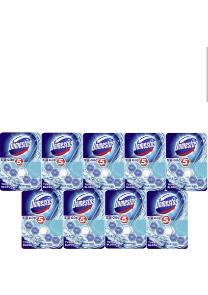 Wc Blok 5'li Güç Okyanus Ferahlığı 9'lu Paket