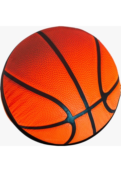 3 Boyutlu Dijital Baskılı Basketbol Topu Desenli Yastık-Kırlent-Minder