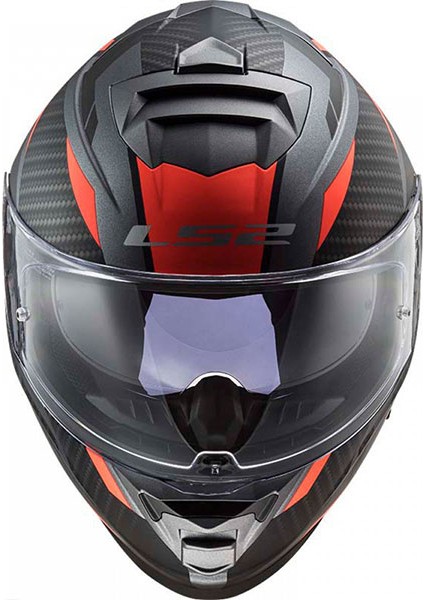 Storm Racer Mat Titanium-Turuncu Kask Kask