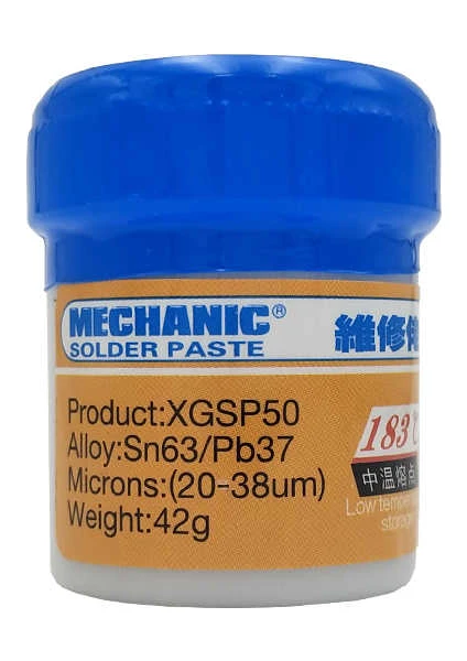 Krem Sıvı Lehim Mechanic Solder Paste 42 Gr Xgsp50 183 Derece