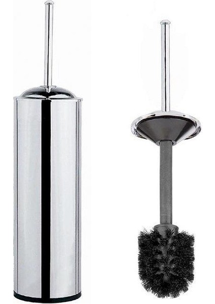 Bocchi Tuvalet Fırçalık Konik Yerden Krom-Bch