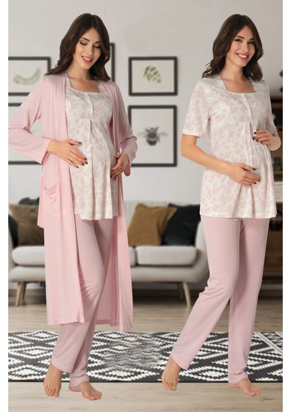 t Sabahlıklı Lohusa Pijama Takımı