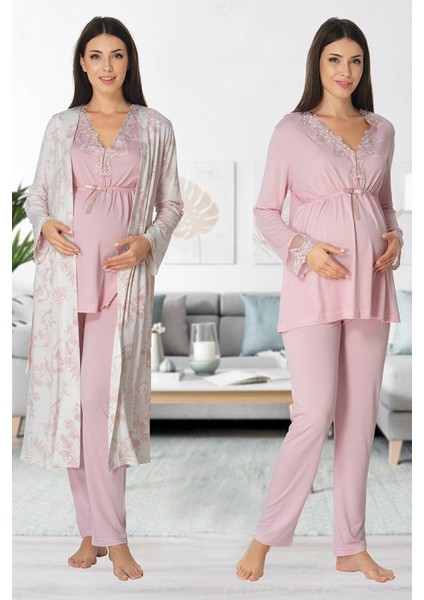 t Sabahlıklı Lohusa Pijama Takımı