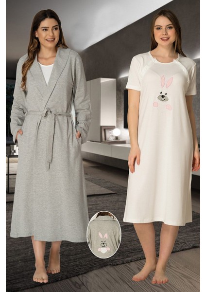 t Sabahlıklı Lohusa Gecelik Takım