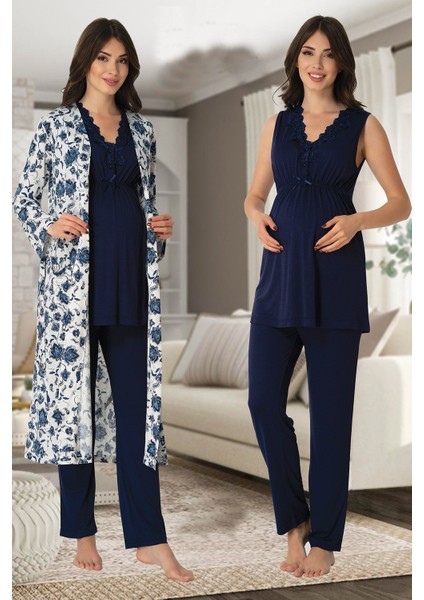 t Sabahlıklı Lohusa Pijama Takımı