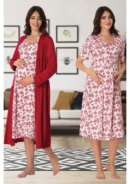 t Sabahlıklı Lohusa Gecelik Takım