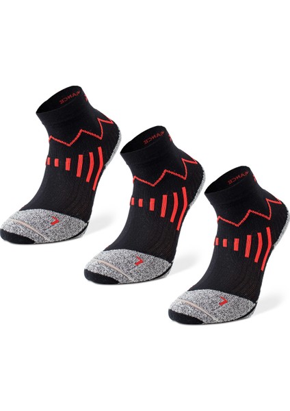 Unisex Uzun Mesafe Maraton Koşu Çorabı 3'lü Paket