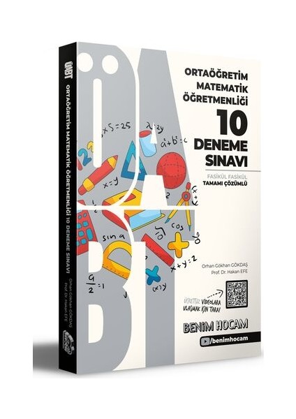 2021 ÖABT Ortaöğretim Matematik Öğretmenliği Tamamı Çözümlü 10 Fasikül Deneme Sınavı