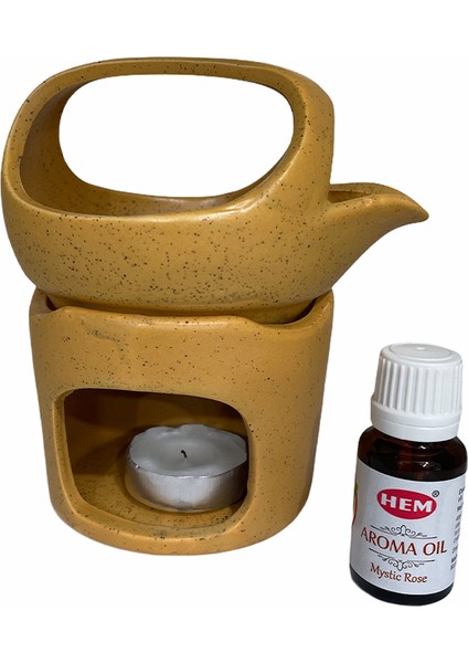 Dekoratif Ibrik Şeklinde Buhurdanlık ve Yağ Seti fiyatları