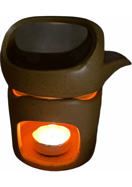 Dekoratif Ibrik Şeklinde Buhurdanlık ve Yağ Seti fırsatları