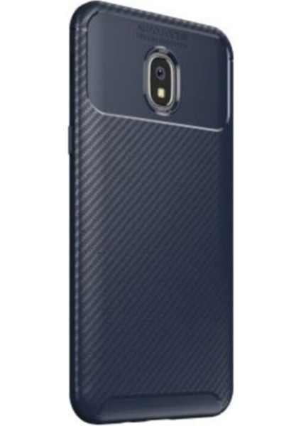 Xiaomi Redmi 8A Karbon Tasarımlı Kapak Lacivert