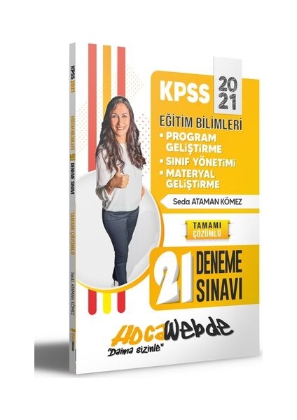 KPSS 2021 Eğitim Bilimleri Program Geliştirme - Sınıf Yönetimi - Materyal Geliştirme Tamamı Çözümlü 21 Deneme Sınavı