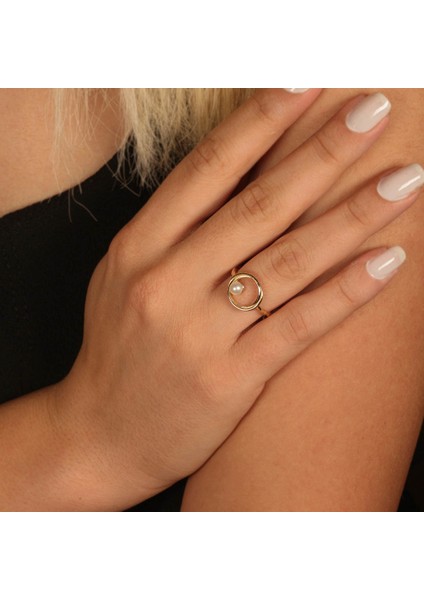 Adil Idil Kuyumculuk Burgulu Inci Detaylı Eklem Yüzüğü fiyatları