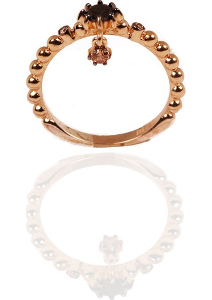 Adil Idil Kuyumculuk Taş Sallantılı Top Top Eklem Yüzüğü