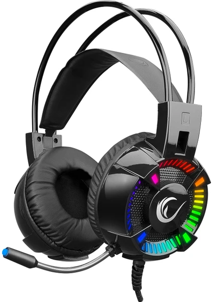 Styles Siyah USB 7.1 RGB Oyuncu Mikrofonlu Kulaklık