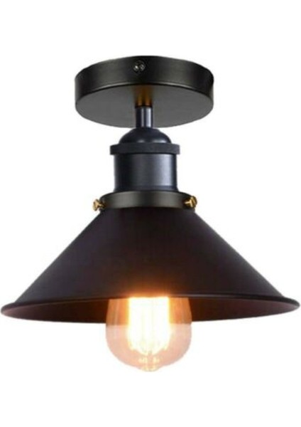 Riolıght Retro Metal Tavan Plofonyer Avize Şapka Çapı: 23CM