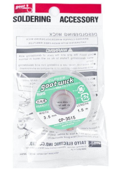 Gootwick 3515 Lehim Çekme Teli 3.5 mm 10 Adet fiyatları