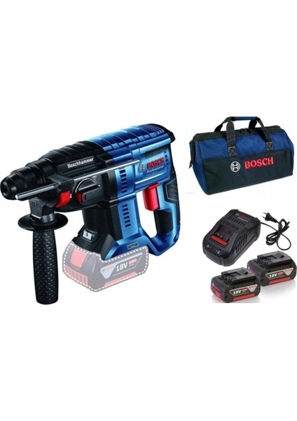 Gbh 180 2 x 5 Amper Akülü Kırıcı Delici Seti 2 Joule