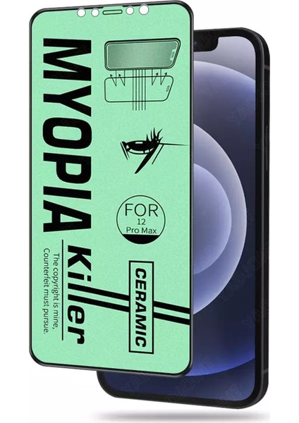 Apple iPhone 12 Mini Kırılmaz Cam Mat Seramik Esnek Tam Kaplayan Ekran Koruyucu