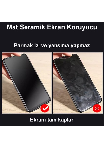 Cepstok Apple iPhone 12 Pro Max Kırılmaz Cam Mat Seramik Esnek Tam Kaplayan Ekran Koruyucu