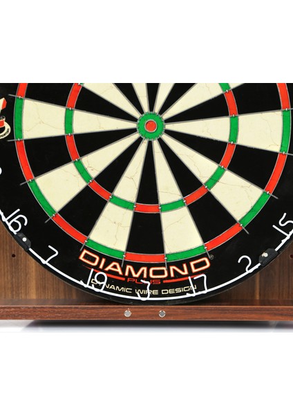 Diaomond Plus Profesyonel Dart Seti (Dart Board, 3 Adet Xtreme Ok, Kabin)