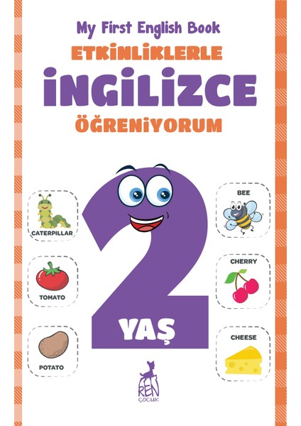 Etkinliklerle Ingilizce Öğreniyorum 2 Yaş - Merve Almalı