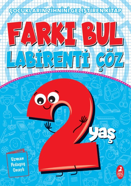 Farkı Bul Labirenti Çöz 2 Yaş - Ercan Portakal