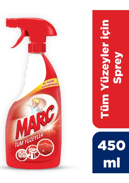 Yüzey Temizleyici Tüm Yüzeyler 450 ml x 6 Adet