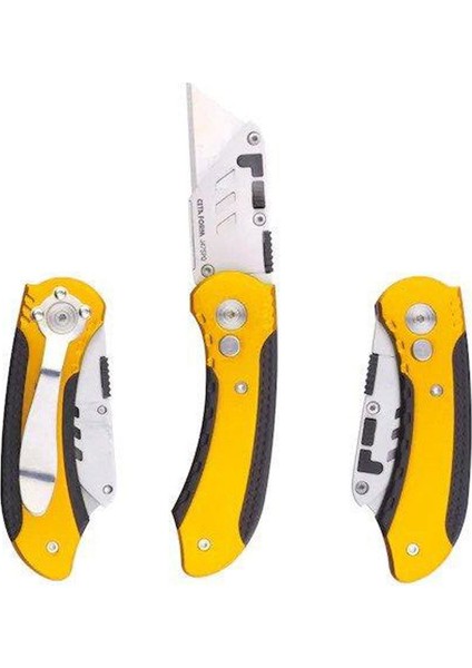 J47SPQ Katlanır Maket Bıçağı Kemere Takma Aparatlı