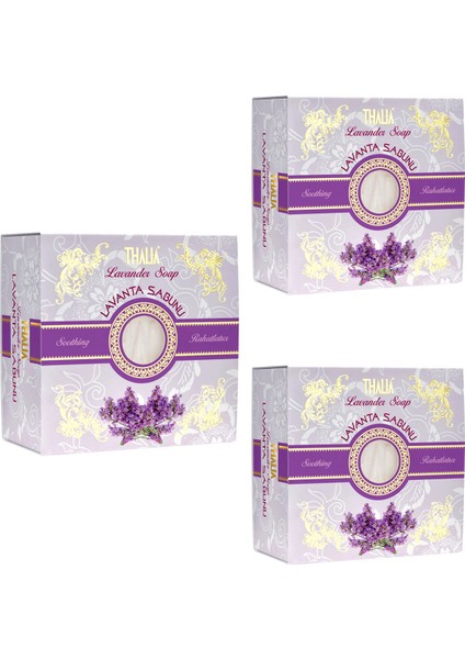 Doğal Lavanta Özlü Sabun - 150 gr x 3 Adet