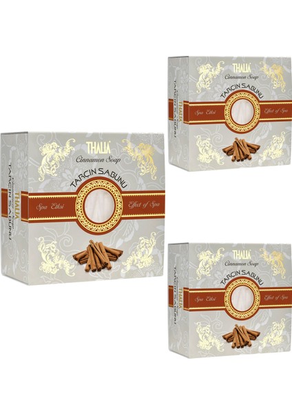 Doğal Tarçın Özlü Sabun 150 gr x 3 Adet