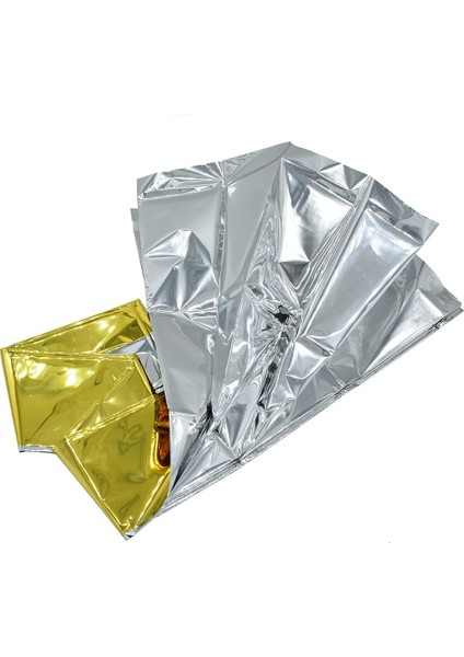 Acil Durum Ilk Yardım Battaniyesi Deprem Yanık Termal Battaniye Sıcak Nem ve Soğuktan Koruma Su Geçirmez