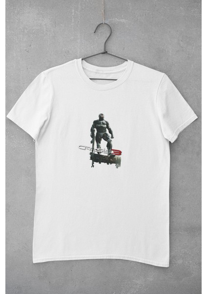 Kio Tasarım Crysis3 Oyun Ve Karakter Logosu Baskılı T-Shirt Kadın Sevgililer-Doğum-Günü Hediye