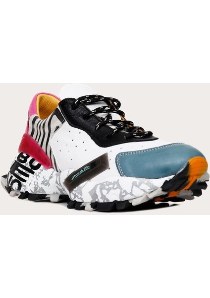 Mavi Deri Kadın Spor Ayakkabı fiyatları