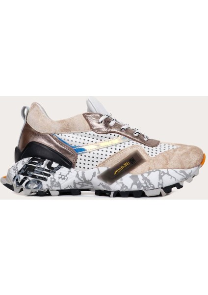 Vizon Deri Kadın Spor Ayakkabı