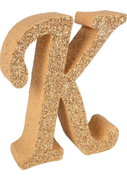 Üç Boyutlu Simli Strafor Harfler Gold 15CMX4CM K