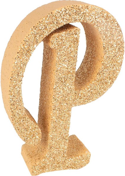 Üç Boyutlu Simli Strafor Harfler Gold 15CMX4CM P